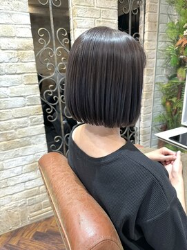 シャル オカチマチ 上野御徒町(shalu) ツヤサラ ラベンダーボブ