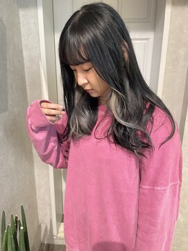 ゼスト クレス(ZEST Cres) 【立川cres小山】シルバーインナーカラー