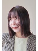 フェイスレイヤーボブさつまいもカラーピンクヘアー【自由が丘】