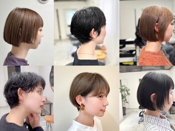 オビ(Obi)の写真/【森ノ宮駅から徒歩5分】ショートスタイルのお客様が多数ご来店！高い技術力×デザイン力が人気の秘訣☆
