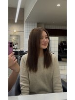 ユナイテッド 横浜(UNITED) 【大内萌花指名】ブリーチなしダブルカラー　オリーブグレージュ