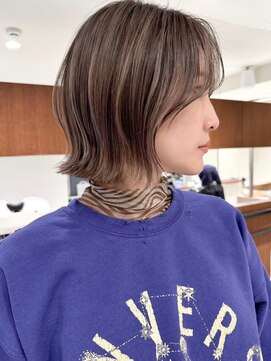 アミリー ひたち野うしく店(Amily) ハイライトバレイヤージュダブルカラーケアブリーチ30代40代