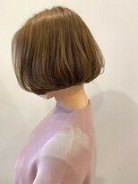 ワークス 下北沢(WORKS)&nbsp;大人かわいいミルクティーブラウン 前下がりボブ