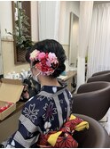 新規お得クーポンあり【見附　今町】着付けヘアスタイル