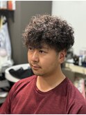 波巻きプードルパーマ　×  アイロンパーマ