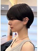 コンパクトショート/丸みショート/ショートカット/前髪あり