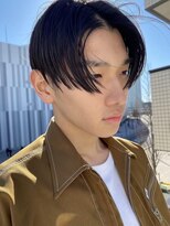 ロミー 本厚木(ROMMY.) メンズヘア◎韓国マッシュ◎ツーブロックショートセンターパート