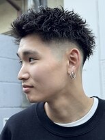 フィフス 仙台(fifth)&nbsp;仙台メンズパーマツイストスパイラルスパイキーショート刈り上げ