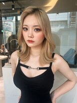 ロンドルピナス 小倉(Lond Lupinus) 黒髪カタログ/オリーブグレー/ココアベージュ/小顔に見せるヘア