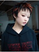 【GEEKS渋谷】バズカット/デザインカラー/レイヤーショート/小顔