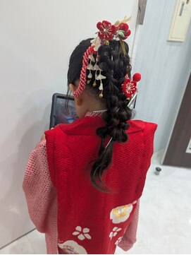 プティクローシェ バイ クオーレ(petite cloche by CUORE) 七五三ヘア キッズヘア 七五三ママ