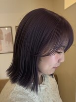 LUVISM 栄店/名古屋/ダブルカラー/ブリーチ/顔周りレイヤー/学割【5月1日OPEN(予定)】&nbsp;ラベンダー/ラベンダーグレージュ/ブリーチ/ハイトーン/yuria