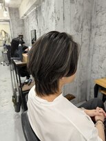 ミコ(MICO hair) センターパート×ハイライト