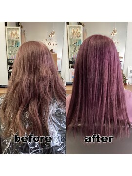 アヴァンヘアリゾート 鹿児島中央駅店(AVAN HAIR RESORT) 【AVAN】before × after × 髪質改善