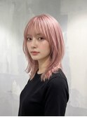 レイヤーカットショートウルフくびれボブ前下がりボブシャギー