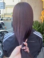 ヘアプレイスソル (HAIR PLACE SoL)&nbsp;透明感こっくりラベンダーブラウン/髪質改善/ロング