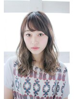 マーブルズ 横浜店(marbles)&nbsp;ミディアム_ゆるふわカール[横浜美容室30代40代50代]