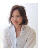 小顔 ショート ボブ 担当 内迫