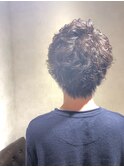 【Quartett】スパイラルパーマ　マッシュウルフ
