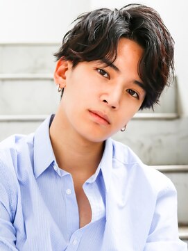 アフロート ディル(AFLOAT D'L) アップバングモテる流行イケメン黒髪モテ髪ツーブロックビジネス