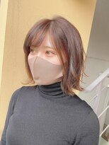 ロンド ストラーダ 心斎橋(Lond strada)&nbsp;ショート×ハイライト白髪ぼかし×マチルダボブ[心斎橋]