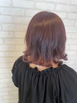 ビスイル 秋葉原店(Vis ill) 10代20代/ピンクベージュ/外ハネ/ハイトーン/ナチュラルボブ