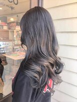 ヘア メイク ココ(hair make coco)&nbsp;ダークグレージュ×モノトーン