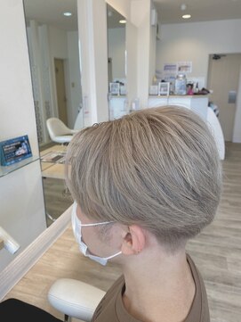 アコレ ミリュー 南草津店(ACCOLE milieu) ミルクティーベージュ×メンズショート♪/マッシュヘア