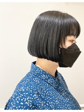 ネオリーブギンザ 銀座店(Neolive GINZA) 黒髪　ミニボブ　小松菜奈ちゃん風