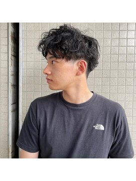 イツモノトコロ(kami to zakka) 【イツモノトコロ】爽やかアップバングパーマ！