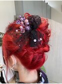 成人式前撮りヘアセット