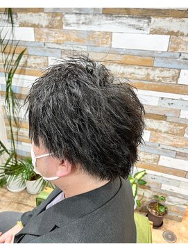 ハウオリ ヘアーワークス(Hauoli hair works) マンバンスタイル×ツイストパーマ