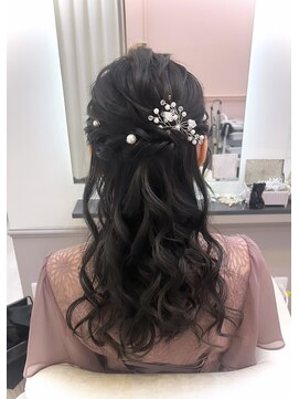 リアン(lien) ハーフアップ♪