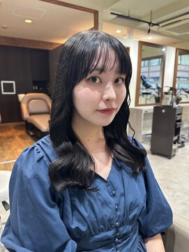 アミー 銀座(Ammy) #コテ巻き風パーマ #パーマロング#韓国風パーマ#デジタルパーマ