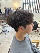 ウォルク(WOLK)&nbsp;スパイラルパーマ/波巻きスパイラル/刈り上げマッシュ