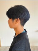 MEN'S HAIRアッシュブラックベリーショート