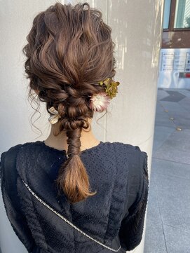 ペピンバイメルシー(pepin by merci.) ＊編み下ろしアレンジ【結婚式/お呼ばれ/イベント】