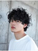 カーリーアフロ/ベリーショート韓国マッシュ/ニュアンスパーマ