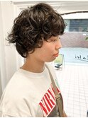 原宿/マッシュショート/ニュアンスパーマ/マッシュ/ショート女子