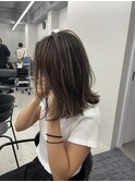 ハイライトバレイヤージュダブルカラーケアプリーチ30代40代