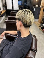 クフィア メンズヘアー カンポ 難波店(CUFFIA MEN'S HAIR CAMPO)&nbsp;ツイストスパイラルマッシュ メンズツーブロックマッシュパーマ