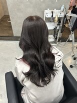 マーシュ 梅田(marshu)&nbsp;purple greige/インナーCassis/レイヤーカット