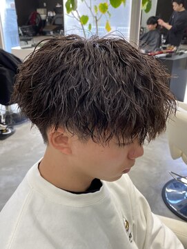 エデアンルクラ 下通(EDEAN Leclat) 熊本メンズパーマ ツイスパ 波巻き MEN'S HAIR