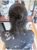 ヘアレンジ/ハーフアップ