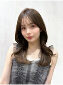 るなstyle 韓国くびれヘア/レイヤーカット/顔まわり薄め前髪新宿