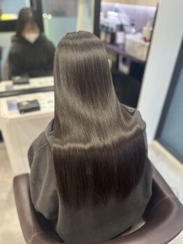 ヘアースタジオ ミツル(hair studio 326)の写真/本物志向の大人女性に♪話題の髪質改善トリートメントで上質な艶感を実現！指通りなめらかな仕上がりに。