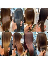 ブリーチ毛対応☆髪質に合わせたオーダーメイド薬剤調合で美髪に☆Lin.だからできる【美髪矯正！】