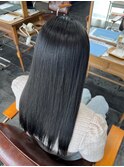 髪質改善ストレート(黒髪)