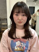 マルケ ドゥ マッシュ(MaruQuee de mashu) 顔まわりレイヤー/前髪カット/チェリーレッド/大阪/梅田