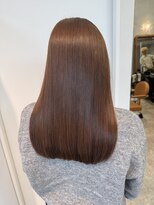 ジュネス 奈良橿原(Jeunesse)&nbsp;パーマ履歴改善艶髪ロングストレート　【橿原神宮/奈良】